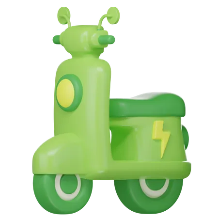 Electric Scooter  3D Icon