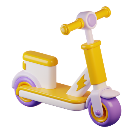 Electric scooter  3D Icon