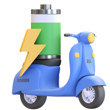 Electric scooter  3D Illustration