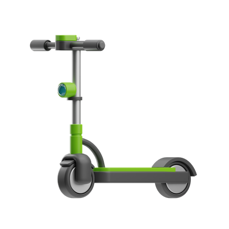 Electric Scooter 3D Icon