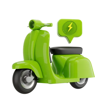 Electric Scooter Bike  3D Icon