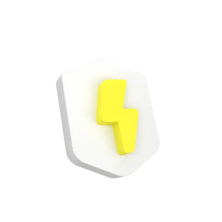 Electric Security  3D Icon