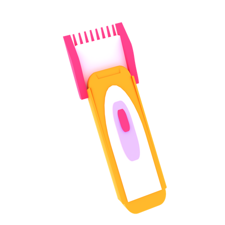 Electric shaving machine  3D Illustration