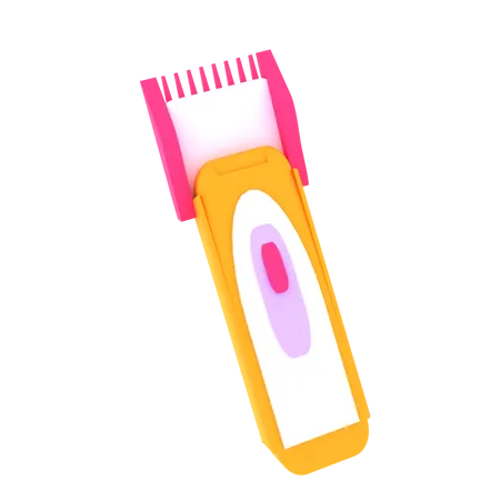 Electric shaving machine  3D Illustration