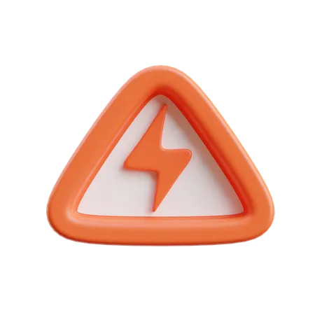 Electric Sign  3D Icon