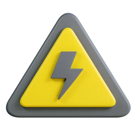 Electric Sign  3D Icon