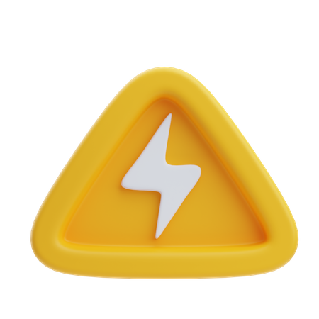 Electric Sign  3D Icon