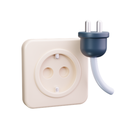 Electric Socket  3D Icon