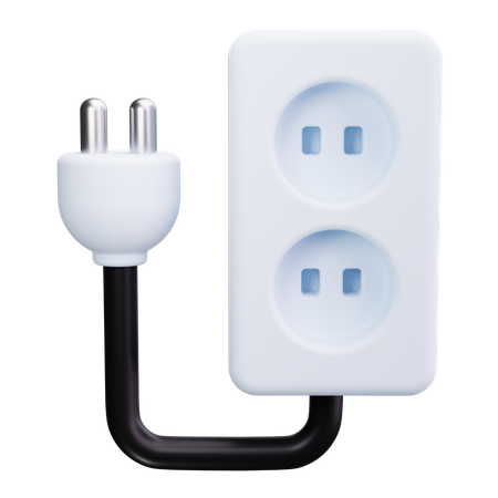 Electric Socket  3D Icon