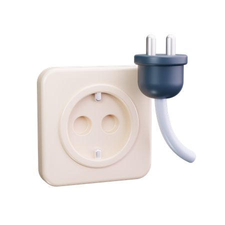 Electric Socket  3D Icon