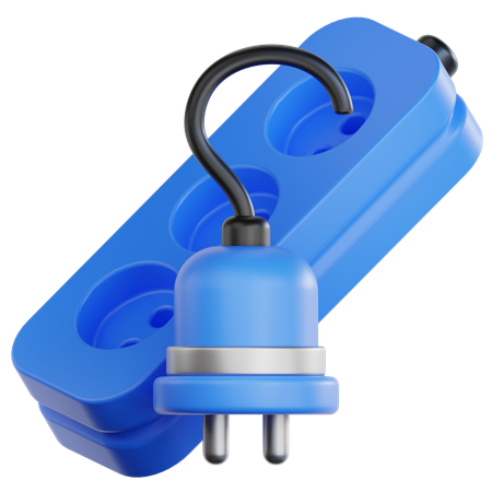 Electric Socket  3D Icon