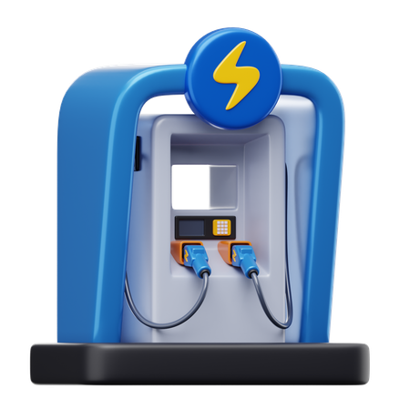 Electric Station  3D Icon