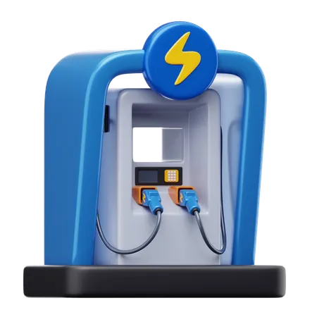 Electric Station  3D Icon