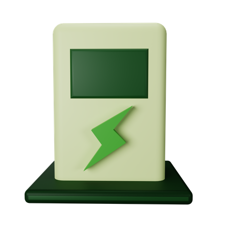 Electric Station  3D Icon