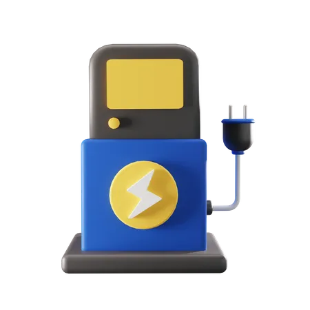 Electric Station  3D Icon