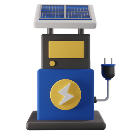 Electric Station  3D Icon