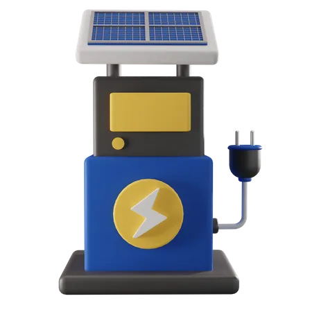 Electric Station  3D Icon