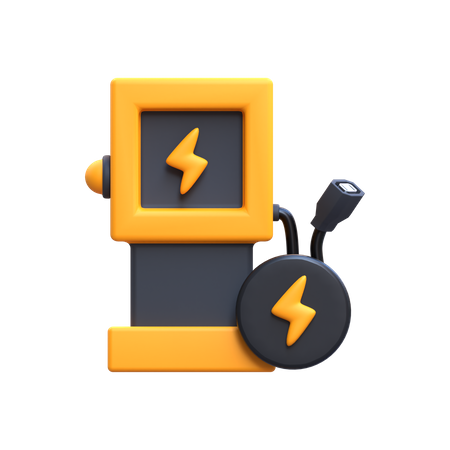 Electric Station  3D Icon