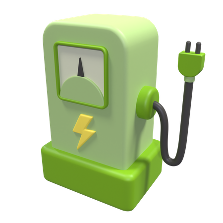 Electric Station  3D Icon