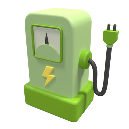 Electric Station  3D Icon