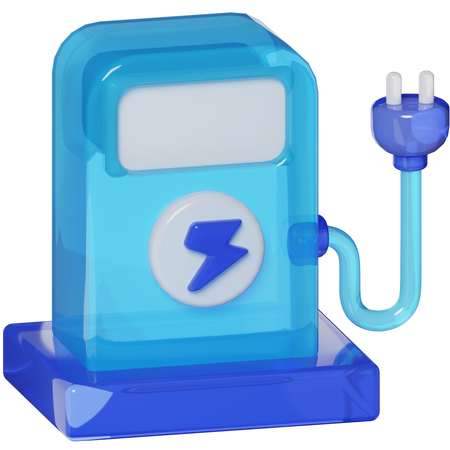 Electric Station  3D Icon