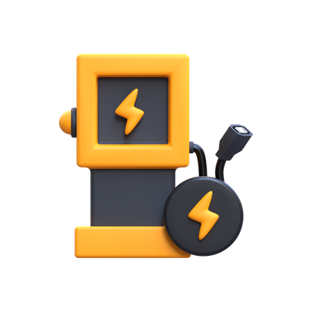 Electric Station 3D Icon