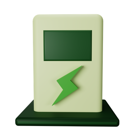 Electric Station  3D Icon