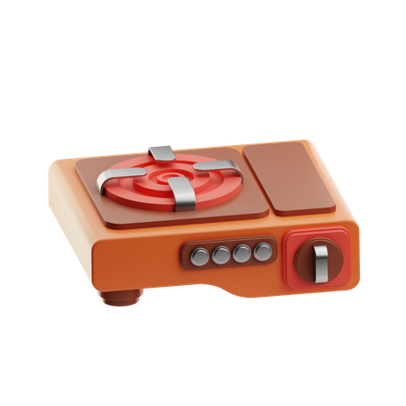 電気ストーブ  3D Icon