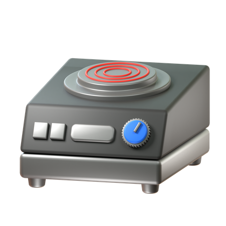 Electric Stove  3D Icon
