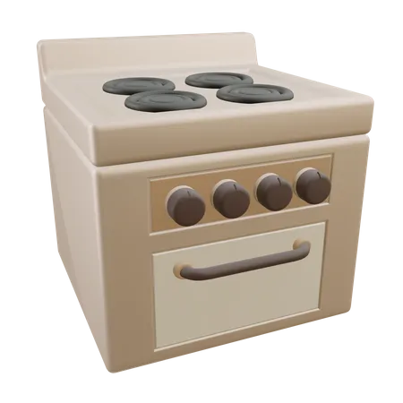 Electric Cooker Home Things Electronic Icon Illustration 3D Icon