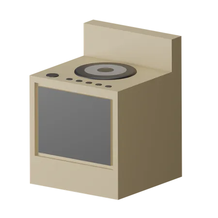 Electric Stove  3D Icon