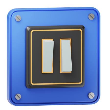 Electric switch  3D Icon
