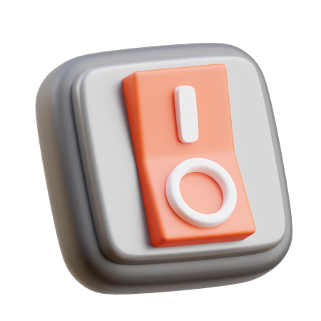 Electric Switch  3D Icon