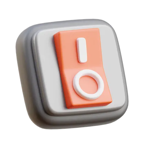 Electric Switch  3D Icon