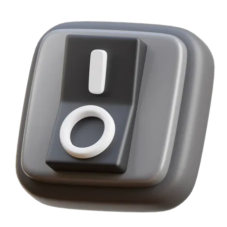 Electric Switch  3D Icon