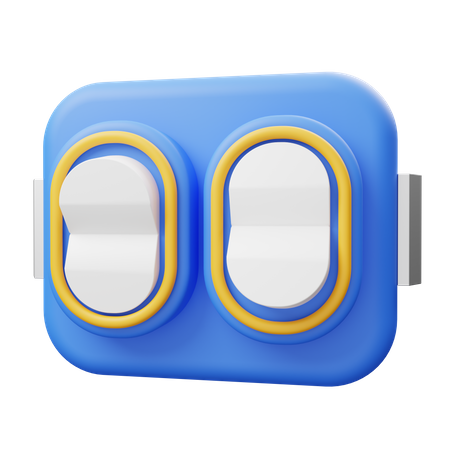 Electric Switch  3D Icon
