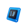 push button 3d logo