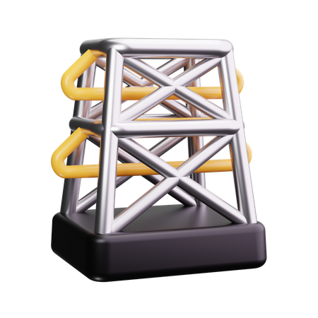 Electric tower  3D Icon