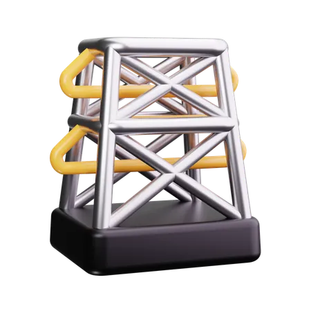 Electric tower  3D Icon