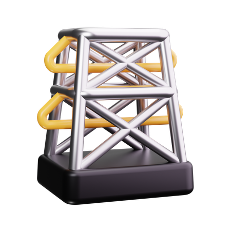 Electric tower  3D Icon