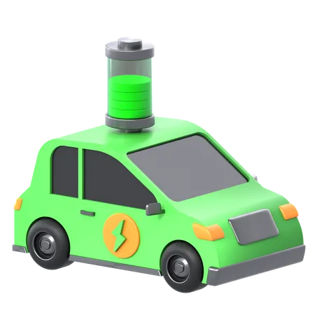 Electric Vehicle  3D Icon