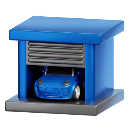 Electric Vehicle  3D Icon