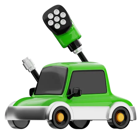 Electric Vehicle  3D Icon