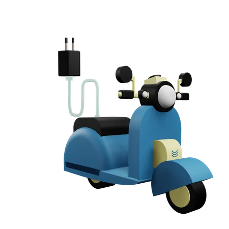 Electric Vehicle  3D Icon