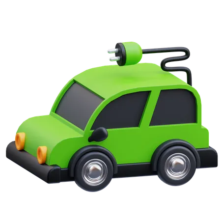 Electric Vehicle  3D Icon