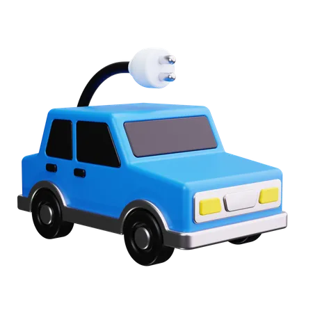 Electrical Car  3D Icon