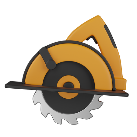 Electrical Circular Saw  3D Icon