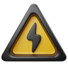 danger logo 3d