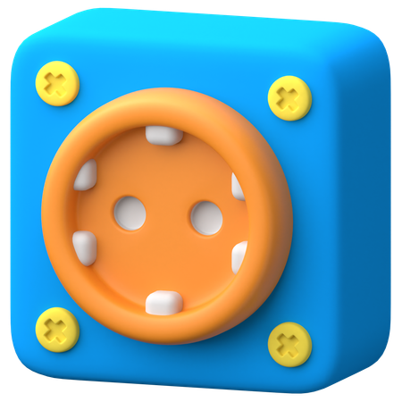 Electrical Outlet  3D Icon