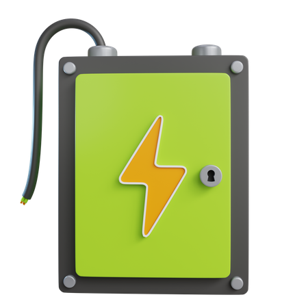 Electrical Shield  3D Icon